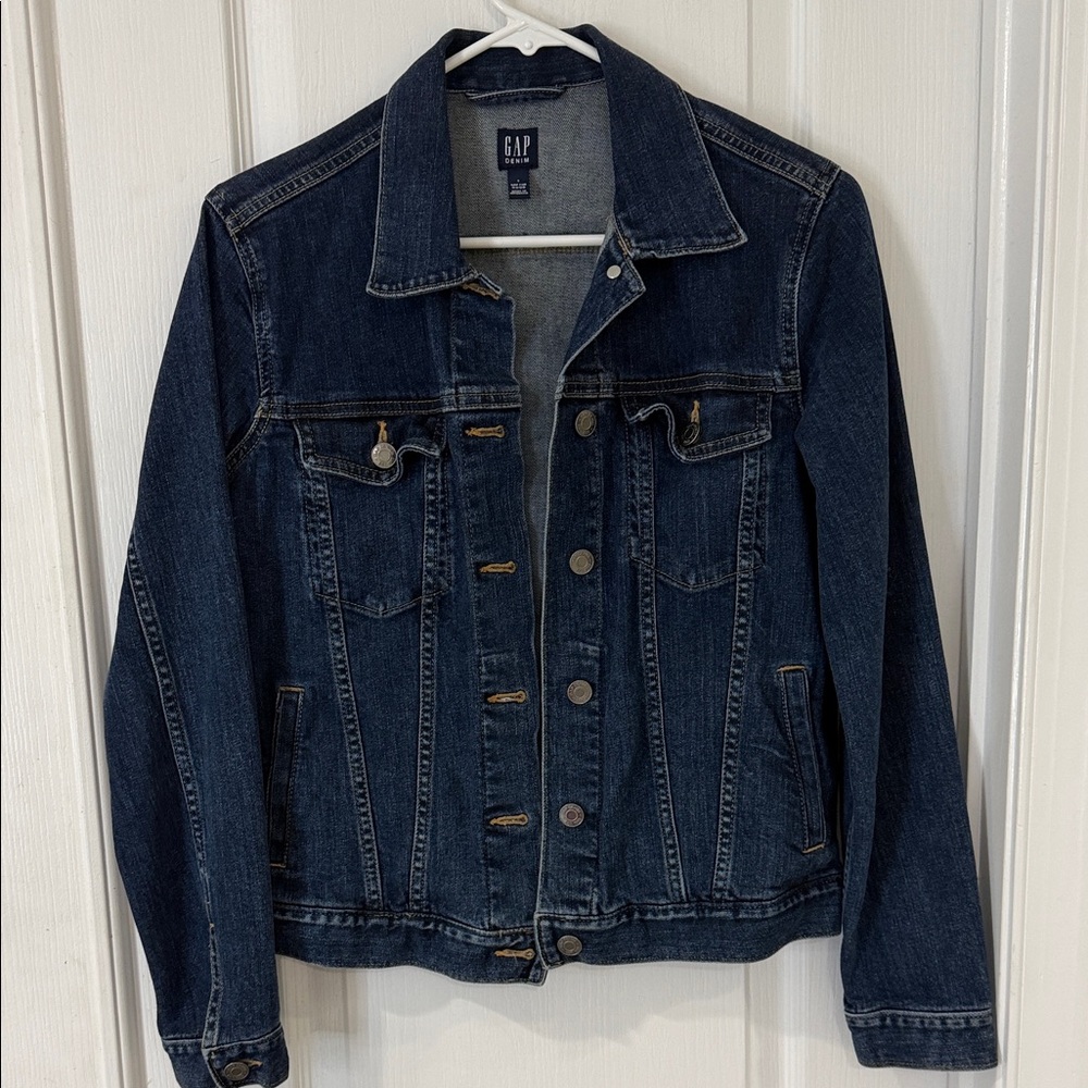 GAP Women's Dark Blue Denim Jacket